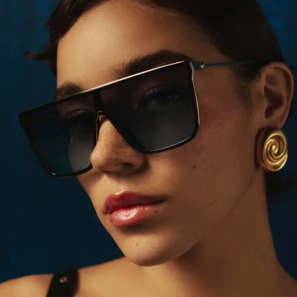 Quay Australia Nightfall Remixed Shield Flat Top Sunglasses main image 6